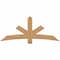 Ekena Millwork Alberta Smooth Timber Gable Bracket, Western Red Cedar, 72"W x 30"H x 5 1/2"D x 5 1/2"F, 10/12 Pitch GBW072X30X0606ALB00SWR - alternate 1